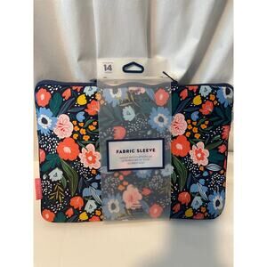 Dabney Lee Fabric Laptop Sleeve- 14" Floral - NWT